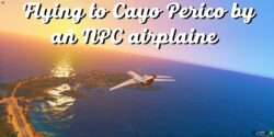 Fly to Cayo Perico with an NPC airplane!