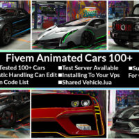 create the latest premium 100 animated car pack for fivem 1 Tebex FiveM Store