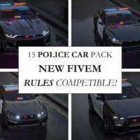Police Car Pack Lowpoly