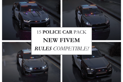 Police Car Pack Lowpoly