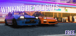 Winking Headlights